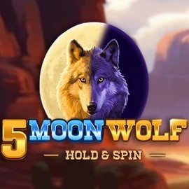 Official Slots logo: 5 Moon Wolf by Apparat Gaming at Lizaro Casino