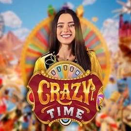 Crazy Time game by Evolution – logo hosted on Lizaro Casino