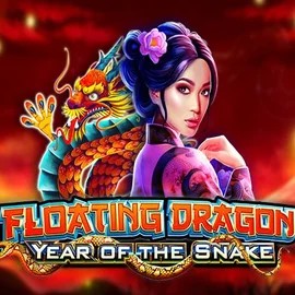 Floating Dragon Year of the Snake online game logo by Pragmatic Play on llizarocasino.pl