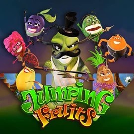 Jumping Fruits by Wazdan, showcased at llizarocasino.pl – game logo