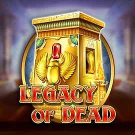Legacy of Dead slot logo by Play'n GO at Lizaro Casino
