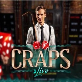 Live Craps online game logo by Evolution on llizarocasino.pl