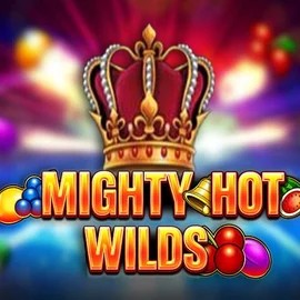 Mighty Hot Wilds logo – Slots by Inspired Gaming at Lizaro Casino