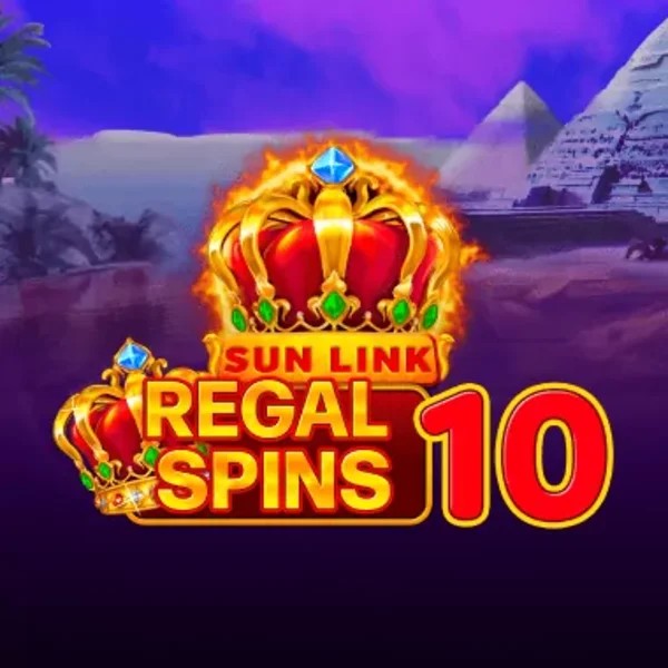 Regal Spins 10 online game logo by PatePlay on llizarocasino.pl