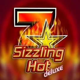 Slots logo of Sizzling Hot Deluxe from Novomatic at Lizaro Casino